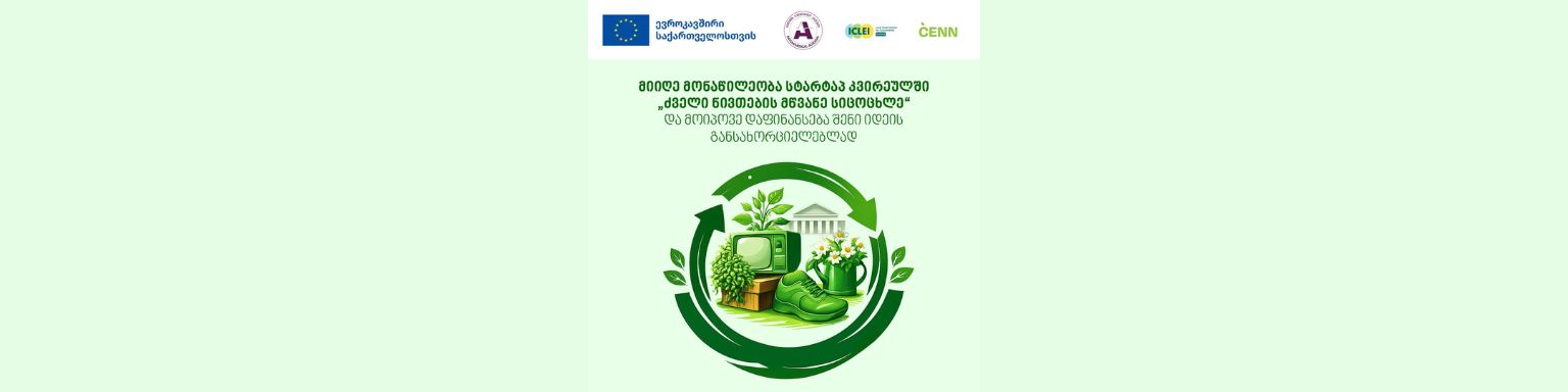 ძველი ნივთების მწვანე სიცოცხლე